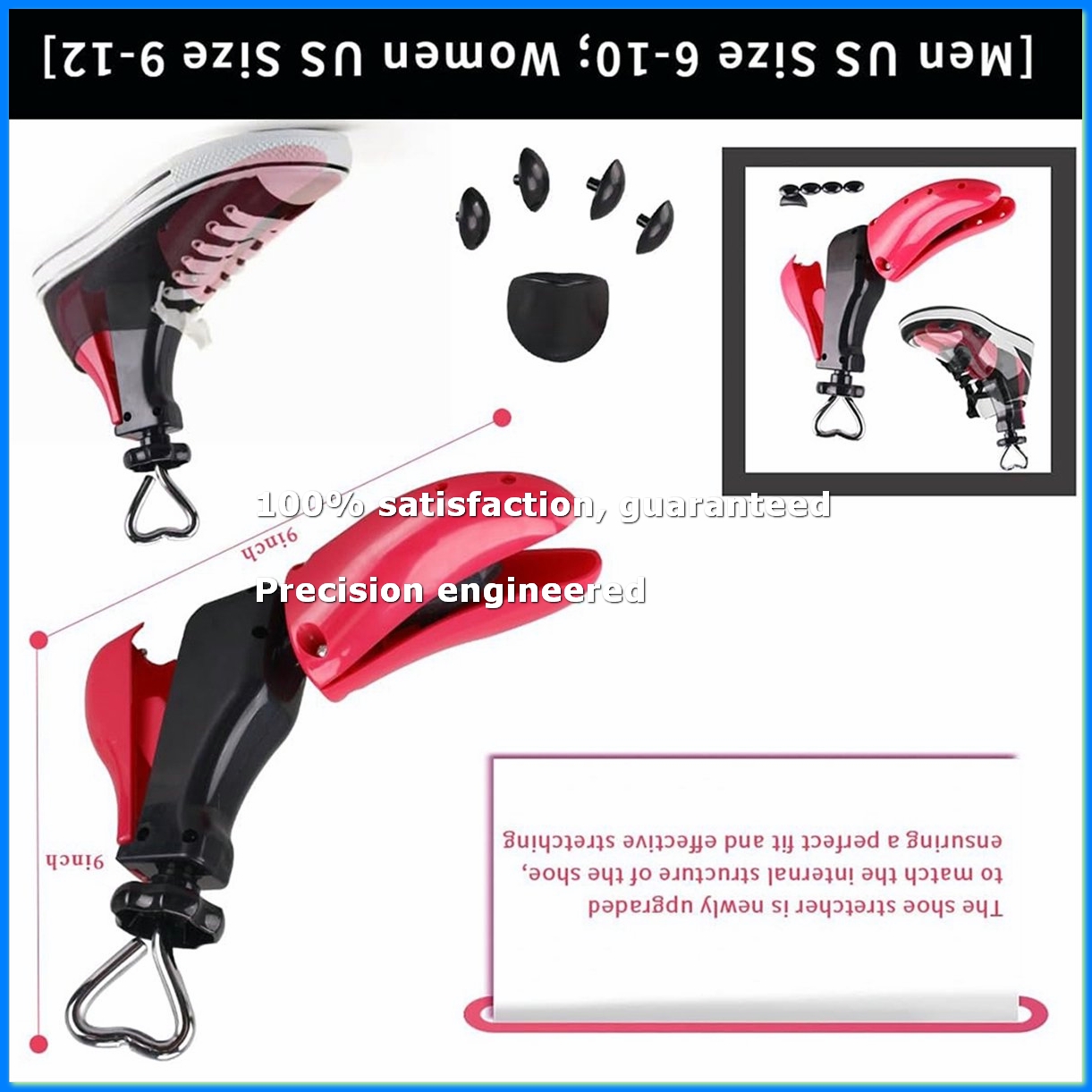 Boots - Schoenspanner Dames, Laarsspanner Brede Voeten, 4-weg